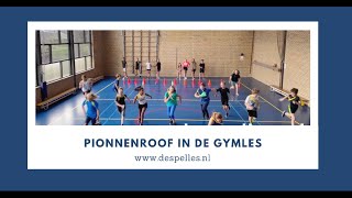 Pionnenroof in de gymles  De Spelles  wwwdespellesnl [upl. by Nosmirc476]