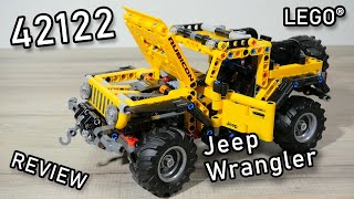 LEGO 42122 Review  LEGO Jeep Wrangler  Review 42122 LEGO Technic 2021  Jeep LEGO [upl. by Chemar110]