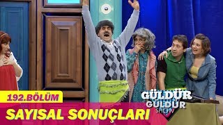 Güldür Güldür Show 192Bölüm  Sayısal Sonuçları [upl. by Femi695]