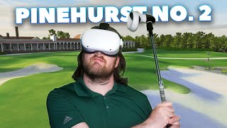 CAN I BREAK 90 AT PINEHURST NO 2 IN VR  Golf Gameplay US Open Course [upl. by Anawat]