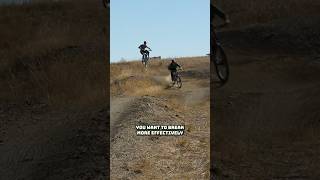 Practicing better braking techniques means more trail speed mtb tutorial mountainbike [upl. by Kina]