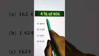 Calculate Percentage in 4 Seconds shorts [upl. by Anihta]