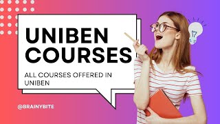 How UNIBEN Started All Courses amp Requirements 2024 [upl. by Acirederf]