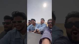 Jeep Safari In Jaisalmer 🐪 jeepsafari jaisalmer samdesert adventure travelvlog desertsafari [upl. by Uriisa]