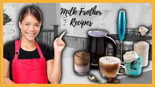 ✅ Yummy Milk Frother Recipes to try todayDrinks to make with a milk frother [upl. by Lenes551]