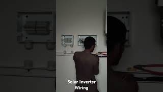 Solar Inverter Wiring wiring inverter solarsystem [upl. by Aehsan92]