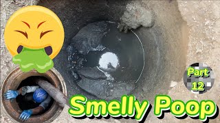 Drain Complaint 284  Smelly Manhole with full of Poop 😷  Part 12 [upl. by Lucas]