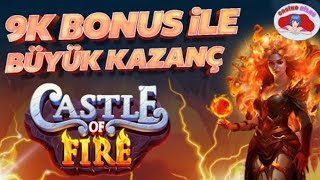 CASTLE OF FİRE 🔥 HİÇ ANLAMADAN KAZANDIRAN OYUN casino slotoyunları slots [upl. by Amby]