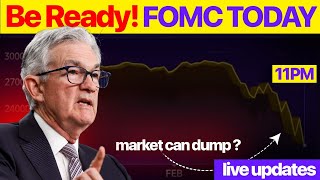 🚨Live FOMC Updates  Interest Rates Impact On Bitcoin  Bitcoin Live updates  BTC Updates Today [upl. by Nywrad]