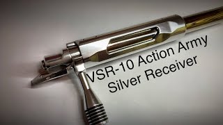 Action Army VSR 10 Silver Receiver AIRSOFT quotAIRSOFTquot [upl. by Harol768]