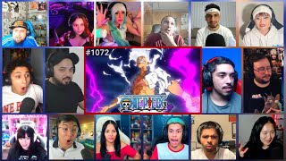 GEAR 5 INSANITY quotLuffy VS Kaidoquot 🔥 One Piece Episode 1072 Reaction Mashup [upl. by Mahmud]