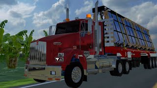 saliendo con el viaje de vidrio para Medellín en la Kenworth t800 🍓♥️✌️🌄 [upl. by Ahsemad]