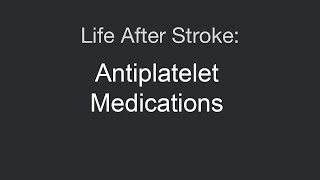 Antiplatelet Medications [upl. by Nohtan]