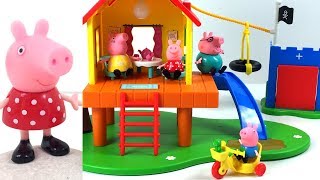 PEPPAS BAUMHAUS UND SCHORSCHS FESTUNG PEPPA WUTZ SCHORSCH LINUS LÖFFEL PAPA WUTZ MAMA WUTZ [upl. by Smoht312]