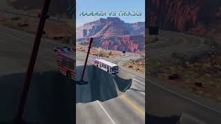 HAMER VS TRUCKS  Crash Dominators beamngdrive [upl. by Brantley]