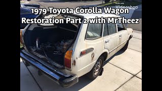 1979 Toyota Corolla restoration part 2 with MrTheez [upl. by Akimahc]