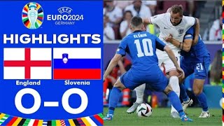 Inghilterra  Slovenia 00 gol e highlights euro 2024 [upl. by Miki]