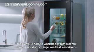 Ontdek LG Amerikaanse koelkasten met Instaview Doorindoor™ [upl. by Ching]