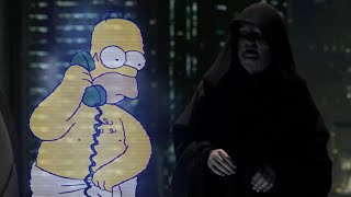 Homer Simpson executes order 66 [upl. by Nivled]