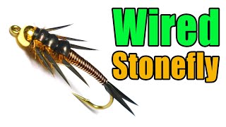 Wired Stonefly Beadhead Nymph Realistic  Fly Tying Directions [upl. by Ave21]