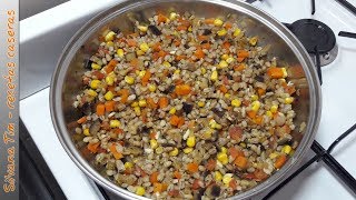 CEBADA PERLADA con Vegetales 🥕 Receta VEGETARIANA Fácil [upl. by Nealey851]