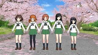 【MMD】Girl Und Panzer Anglerfish Dance PV [upl. by Lou151]