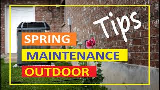 Exterior spring home maintenance tips [upl. by Wulf295]