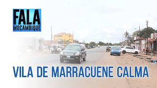 Vila de Marracuene na EN1 calma e com pouca circulação de pessoas e viaturas PortalFM24 [upl. by Nellad]