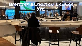 Westjet Elevation Lounge Calgary Airport yyc westjet travel [upl. by Casi]