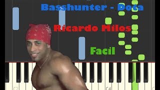 Basshunter  DotA  Ricardo Milos Song  Piano Tutorial [upl. by Warrin]