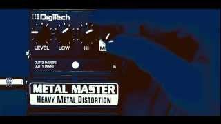 DigiTech Metal Master XSeries  Pedal Recipes [upl. by Lorelle594]