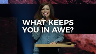 What Keeps You In Awe  Kari Jobe Carnes  WorshipU [upl. by Ethe]