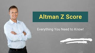 Altman Z Score  Formula  How to Calculate [upl. by Nilyarg]