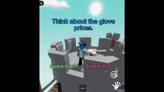 I want those slaps 😡shorts roblox slapbattles [upl. by Eednus]