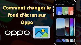 ✅ Comment changer le fond décran sur Oppo  2024 [upl. by Lerraj]