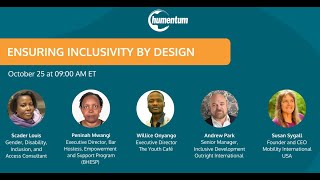 Ensuring Inclusivity by Design Webinar [upl. by Aikahc]