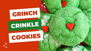 Grinch Crinkle Cookies [upl. by Silrac676]