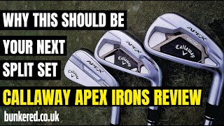 WHY THIS SHOULD BE YOUR NEXT SPLIT SET  Callaway Apex irons review [upl. by Cumine]