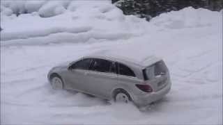 Mercedes R Class in Austrias Winter Snow 2017 [upl. by Leopoldeen]