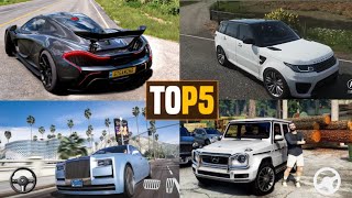 Top 5 Best luxury Car Games For Android  Best Games For Android 2023  Battle Sky [upl. by Cassie]