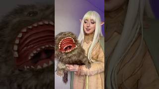 Kira and Fizzgig from The Dark Crystal 💜 cosplay darkcrystal [upl. by Danzig]