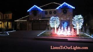 Mad Men Theme Set to Christmas Lights [upl. by Ronica]