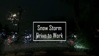 Portland OR Winter Storm Drive 11624 [upl. by Staffan950]