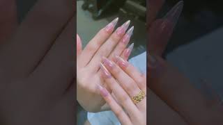 Cute Nail with Cute girl  Jol Mlob Spa and Salon [upl. by Dianne]