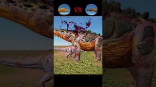 Wild Giga VS Titanosaur  ARK Ascesded Dino Battle ark arkascended dinobattle shorts [upl. by Haldane567]