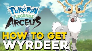 Pokemon Legends Arceus How To Get Wyrdeer How To Evolve Stantler Guide [upl. by Ahmed677]