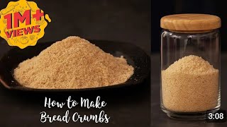 How To Make Breadcrumbs DIY [upl. by Boehike]