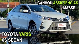 Toyota Yaris XS sedan bom e honesto Mas tem uns detalhes [upl. by Atterrol]