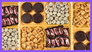 ASMR  Filling platter with sweets  Oddly Satisfying Compilations [upl. by Prissy]