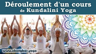 Déroulement dun cours de Kundalini Yoga [upl. by Llemor]